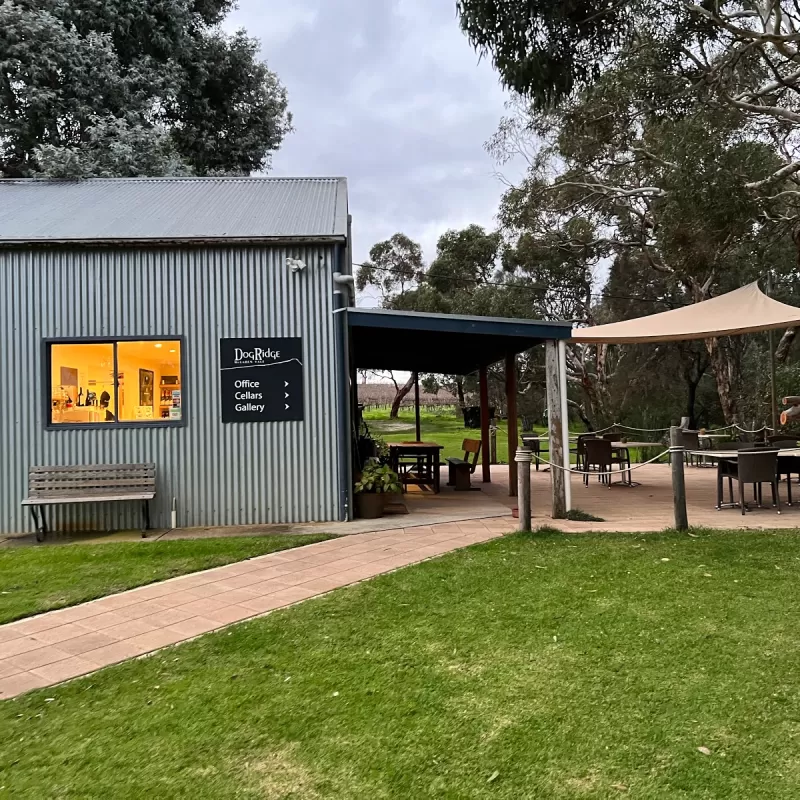 The DogRidge Cellar Door, Gallery & Vineyards in McLaren Flat South Australia is a great place to be